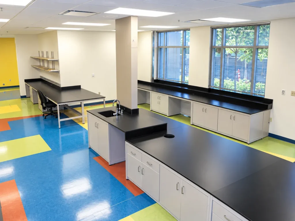 Health-system clinical laboratory fit-out by MacBick